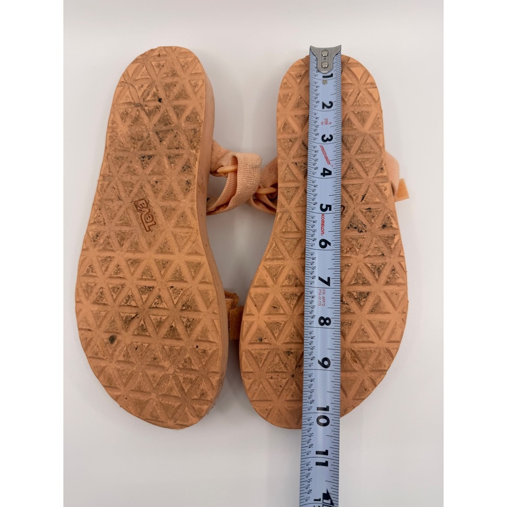 Teva Original Universal Sandals Peach Apricot Strappy Sport 1124230 Womens 9 - Picture 6 of 7